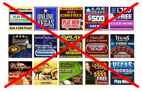 Avoid flashing Casino Banners
